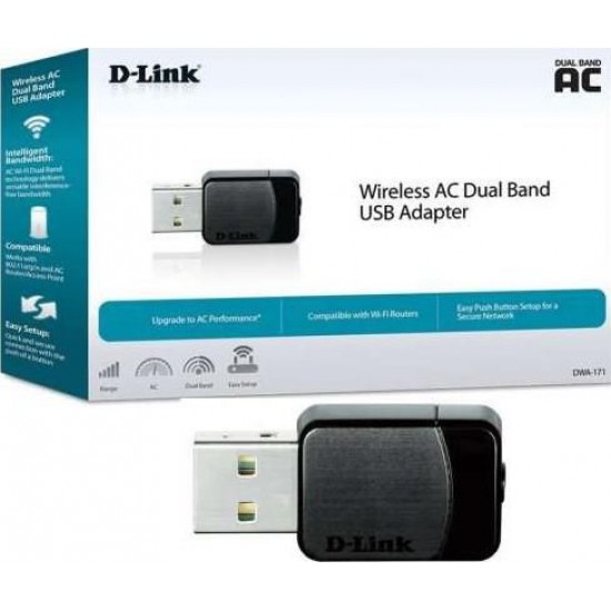 USB WIRELESS DUAL BAND D-LINK DWA-171 Wireless