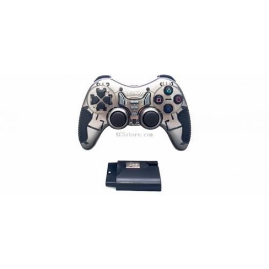 Joystick Gigamax Gamepad Wireless For (Ps3/Ps2/Pc) - Grey
